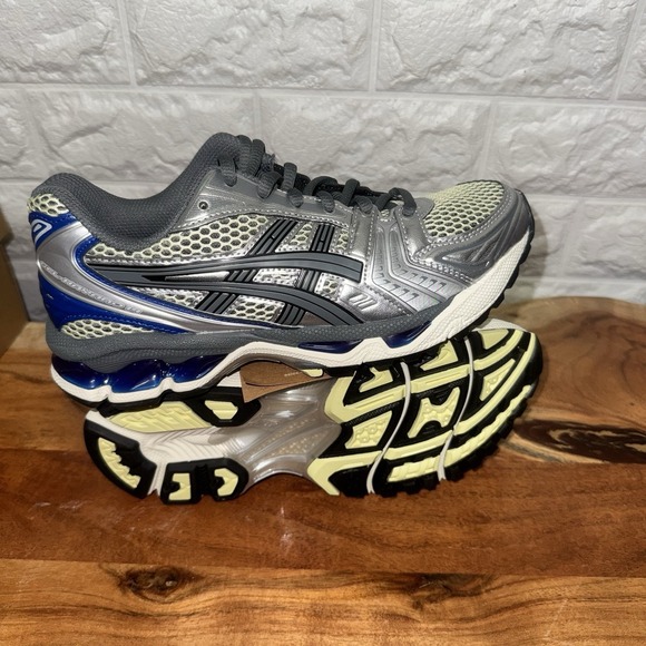 ASICS Gel-Kayano‎ 14 Silver Blue Running Shoes Mens 4 Womens 5.5 main image 6